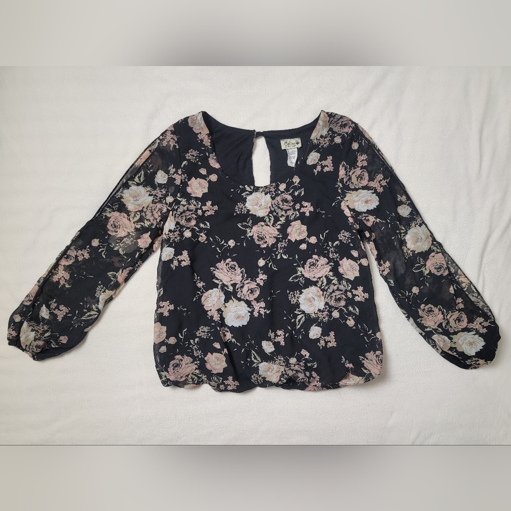 Celine by champion floral blouse size S